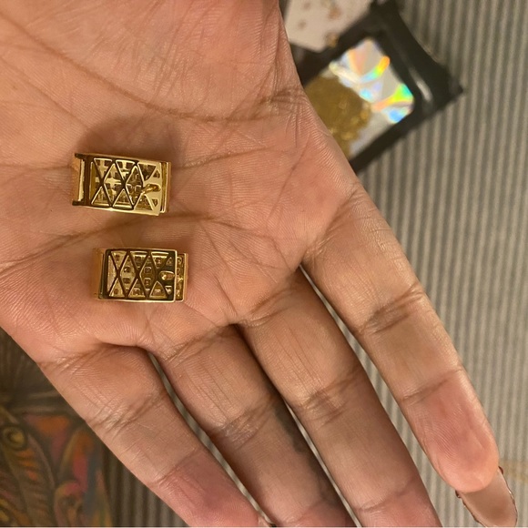 Chunky earrings - Picture 2 of 2